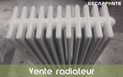 entreprise renovation sablage radiateur fonte
